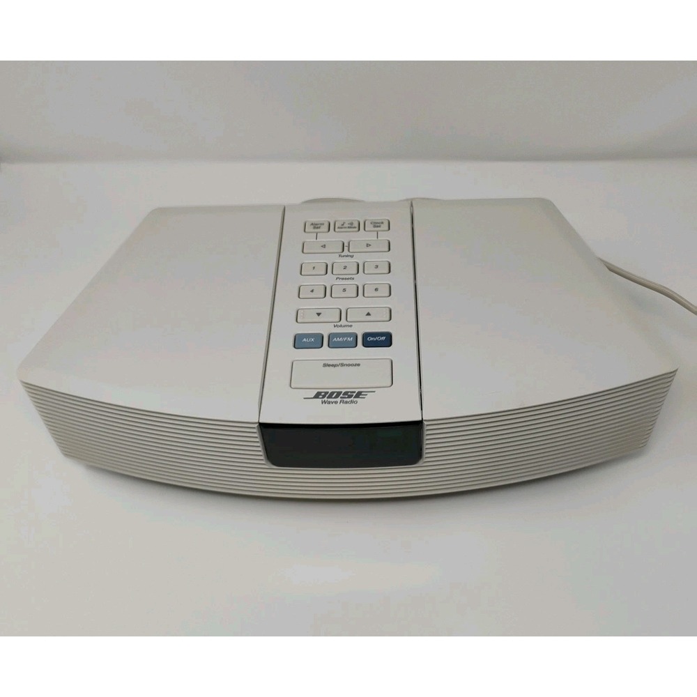 Bose Wave Radio AWR1-W1 AM/FM Stereo Alarm Clock w Power Cord No Remote - Tested